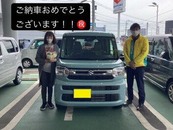 ★I様　スペーシアご納車です★
